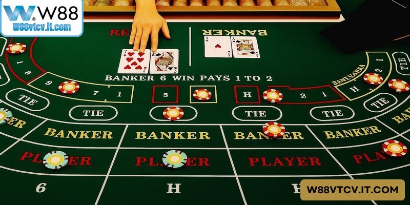 Baccarat W88 dựa vào may mắn, không bắt buộc bạn phải có nhiều kinh nghiệm