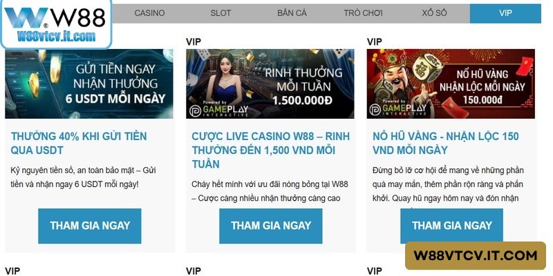 Khuyến Mãi W88 - Tổng Hợp Ưu Đãi Cực Khủng Cho Gamer 2 Chính sách hoàn trả tại nhà cái W88 thường là tự động